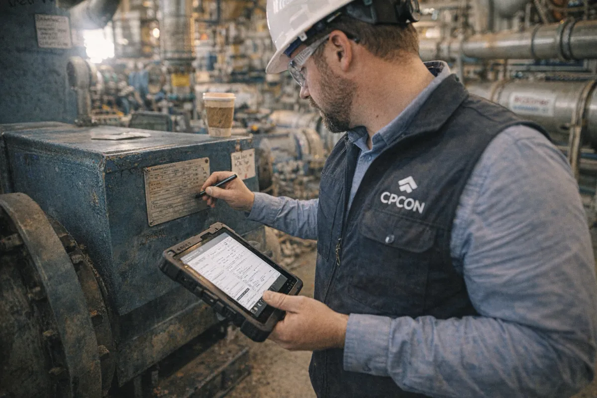 CMMS Asset Data Collection: Plant-Floor Field Capture