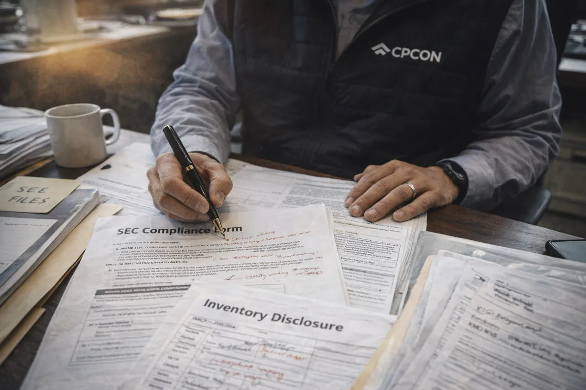 SEC Guidelines for Inventory Reporting in Retail