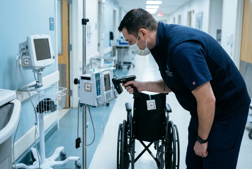 RFID tracking of healthcare and medical equipment