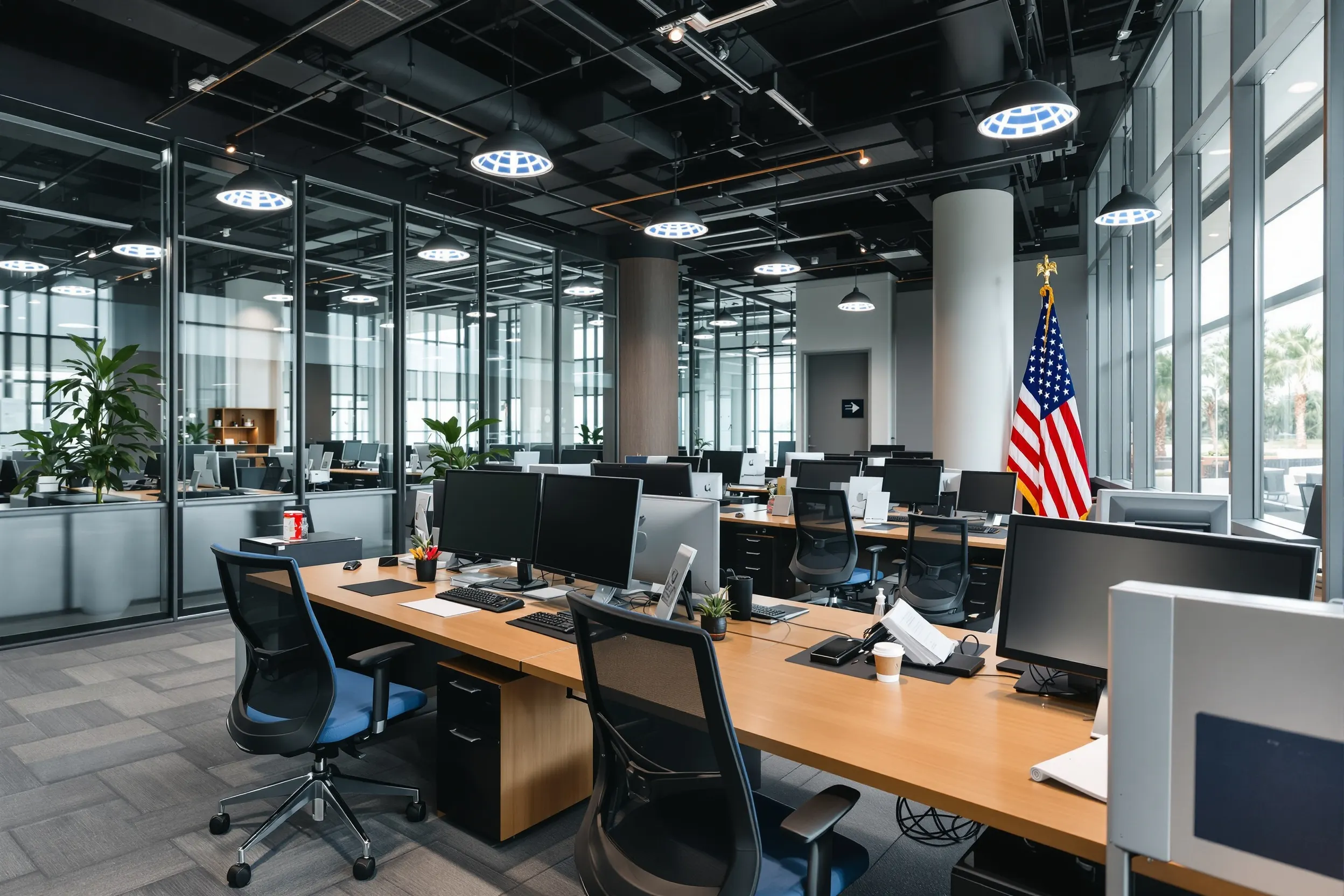 Federal agency IT equipment inventory across 150 locations with security clearance requirements