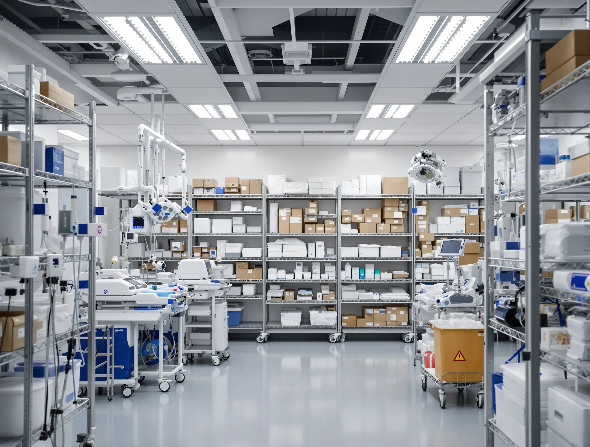 Medical equipment inventory for hospital network