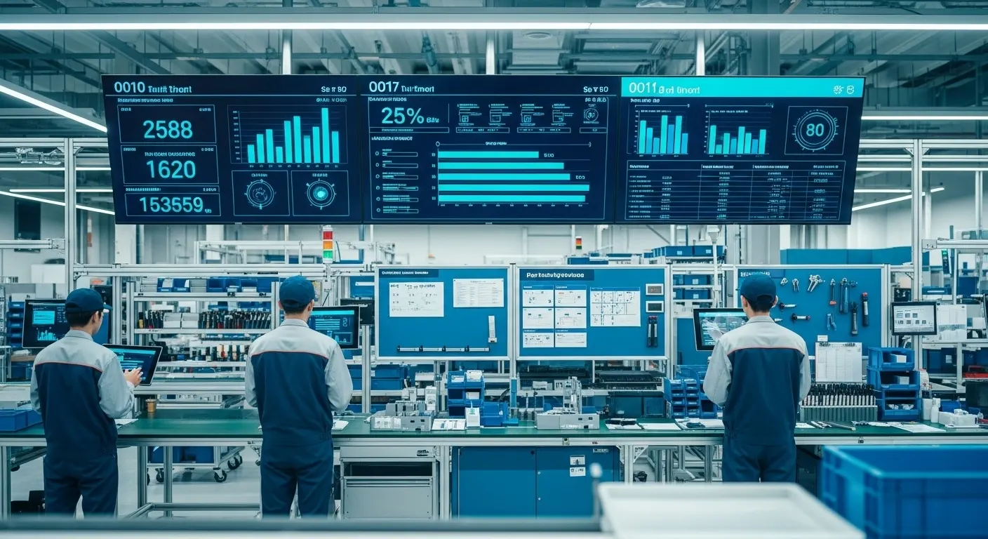 Real-time WIP tracking in lean manufacturing